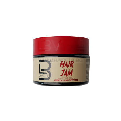 LEVEL 3 HAIR JAM - ГЕЛ ЗА КЪДРАВА КОСА С МИКРО-ЕМУЛСИЯ ЗА БЛЯСЪК И ПОДХРАНВАНЕ, СЪС СИЛНА ФИКСАЦИЯ, 250ml