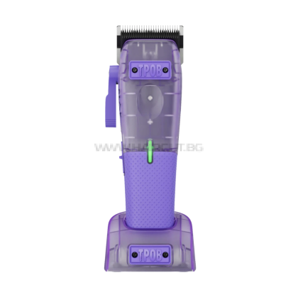 TPOB PLAY MINI CLIPPER TRANSPARENT PURPLE - ПРОФЕСОНАЛНА КОМПАКТНА МАШИНКА ЗА ПОДСТРИГВАНЕ, ЛИЛАВА/ПРОЗРАЧНА