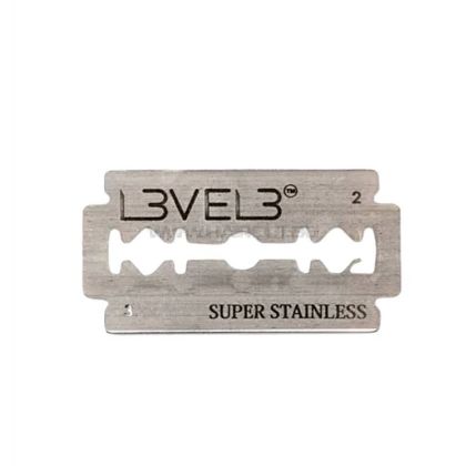 L3VEL3 DOUBLE EDGE RAZOR BLADES -  УНИВЕРСАЛНИ ДВУСТРАННИ НОЖЧЕТА ЗА БРЪСНАЧ, 100 БРОЯ
