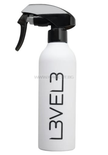 L3VEL3 RUBBERIZED SPRAY BOTTLE - ГУМИРАН ПУЛВЕРИЗАТОР ЗА ВОДА, С ЛОГО