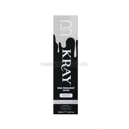 L3VEL3 KRAY SEMI-PERMANENT COLOR - ПОДХРАНВАЩА ПОЛУПЕРМАНЕНТНА БОЯ ЗА КОСА С UV ЗАЩИТА, 100ML