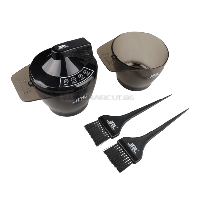 JRL ONYX STORM COLOR MIXER - КОМПЛЕКТ ЕЛЕКТРИЧЕСКИ МИКСЕР ЗА БОЯ С 2 КУПИ И 2 ЧЕТКИ