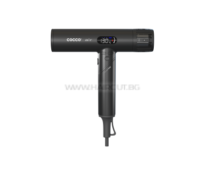 COCCO AIR BLACK - ПРОФЕСИОНАЛЕН СГЪВАЕМ УЛТРАЛЕК СЕШОАР С БЕЗЧЕТКОВ МОТОР, ЧЕРЕН