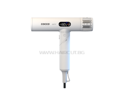 COCCO AIR WHITE - ПРОФЕСИОНАЛЕН СГЪВАЕМ УЛТРАЛЕК СЕШОАР С БЕЗЧЕТКОВ МОТОР И ДИФУЗЕР, БЯЛ