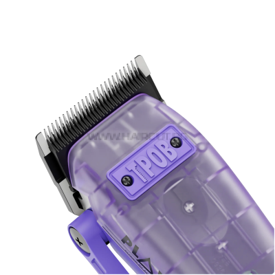 TPOB PLAY MINI CLIPPER TRANSPARENT PURPLE - ПРОФЕСОНАЛНА КОМПАКТНА МАШИНКА ЗА ПОДСТРИГВАНЕ, ЛИЛАВА/ПРОЗРАЧНА