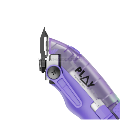 TPOB PLAY MINI CLIPPER TRANSPARENT PURPLE - ПРОФЕСОНАЛНА КОМПАКТНА МАШИНКА ЗА ПОДСТРИГВАНЕ, ЛИЛАВА/ПРОЗРАЧНА