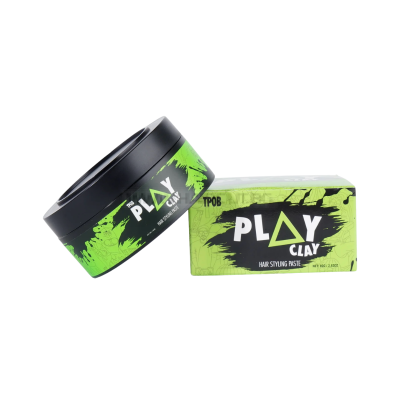 TPOB PLAY CLAY - ТЕКСТУРИРАЩА ПАСТА ЗА КОСА С МАТИРАЩ ЕФЕКТ И СИЛНА ФИКСАЦИЯ, 80g