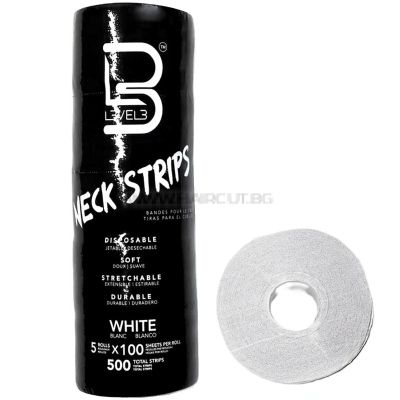 L3VEL3 NECKPAPER - ХИГИЕННИ ЛЕНТИ ЗА ВРАТ 500 БРОЯ