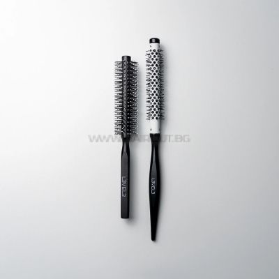 L3VEL3 2PC ROUND BRUSH SET - КОМПЛЕКТ 2 БРОЯ ПРОФЕСИОНАЛНИ ТЪНКИ ЧЕТКИ ЗА ИЗСУШАВАНЕ