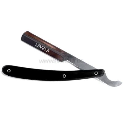 L3VEL3 TURKISH RAZOR BLACK - ПРОФЕСИОНАЛЕН СГЪВАЕМ БРЪСНАЧ С ШИРОКО РАМО