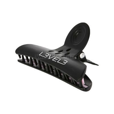 L3VEL3 HAIR CLAW (BUTTERFLY) CLIPS - ШИРОКА ШНОЛА ЗА КОСА, 4 БРОЯ