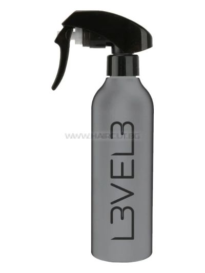 L3VEL3 RUBBERIZED SPRAY BOTTLE - ГУМИРАН ПУЛВЕРИЗАТОР ЗА ВОДА, С ЛОГО