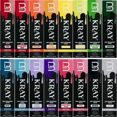 L3VEL3 KRAY SEMI-PERMANENT COLOR - ПОДХРАНВАЩА ПОЛУПЕРМАНЕНТНА БОЯ ЗА КОСА С UV ЗАЩИТА, 100ML