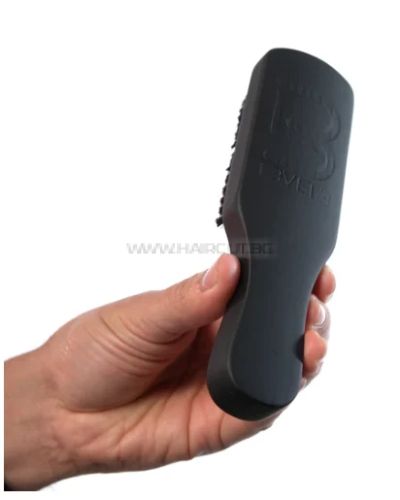  L3VEL3 CLUB BRUSH - ШИРОКА БРЪСНАРСКА FADE ЧЕТКА С КЪСА ДЪРВЕНА ДРЪЖКА