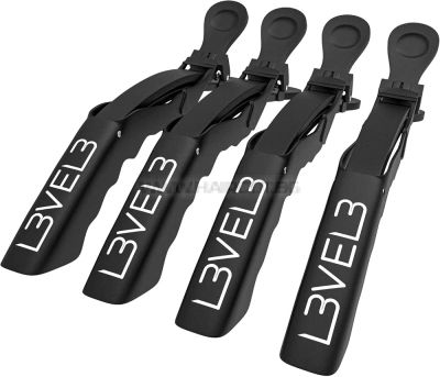 L3VEL3 HAIR CROC CLIPS - ШНОЛА ЗА КОСА, 4 БРОЯ