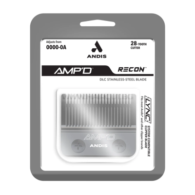 ANDIS RECON AMP'D DLC BLADE - КОМПЛЕКТ ФИКСИРАН (ВЪНШЕН) + ПОДВИЖЕН (ВЪТРЕШЕН) НОЖ, ЗА МАШИНКИ RECON